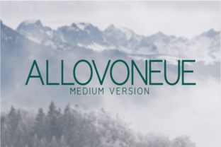 Allovoneue Medium: A Modern Sans Serif for Editorial Design