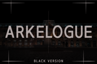 Arkelogue Black: A Bold Sans Serif for Modern Branding