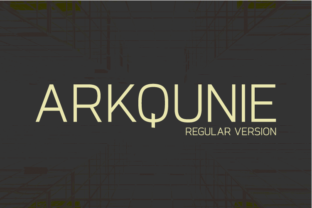 Arkqunie: A Geometric Sans Serif Font for Modern Brands
