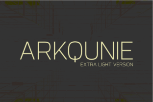 Arkqunie Extra Light: A Delicate Typeface for Modern Editorial Design