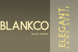 Blankco Black: A Bold Typeface for Modern Brand Identity