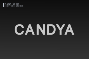 Candya Typeface: A Modern Sans Serif for Bold Branding