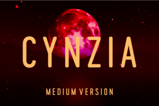 Cynzia Medium: The Modern Typeface for Scroll-Stopping Designs