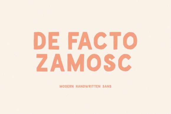 De Facto Zamosc: A Playful Sans Serif for Editorial Design