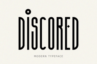 Discored: A Tall Sans Serif Font for Modern Brand Identity