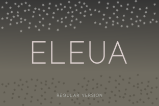 Eleua Regular: The Clean Typeface Your Brand Needs