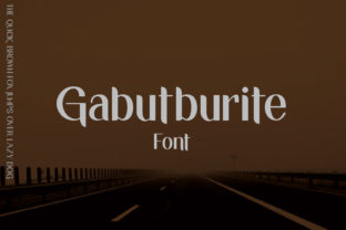 Gabutburit: A Versatile Sans Serif Font for Modern Branding