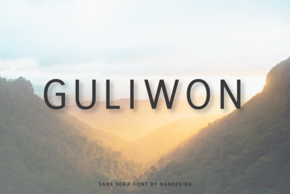 Guliwon: The Smooth Sans Serif Font That Elevates Your Brand