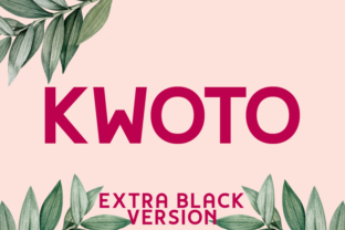 Kwoto Extra Black: A Bold Sans Serif Font for Web Design