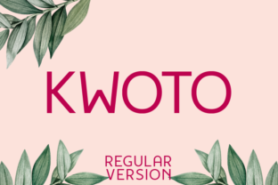 Kwoto Regular: A Modern Sans Serif for Editorial Design