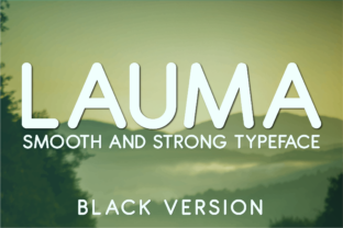 Lauma Black: A Warm Sans Serif Font for Editorial Design