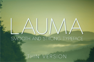 Lauma Thin: A Friendly Typeface for Modern Branding