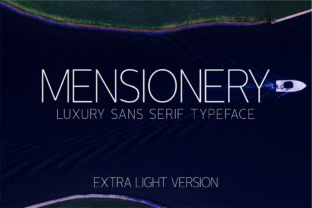 Mensionery Extra Light: A Refined Sans Serif for Editorial Design