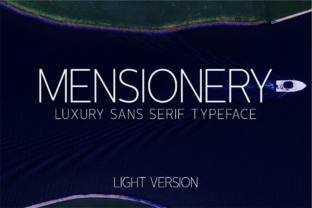 Mensionery Light: A Minimalist Sans Serif for Editorial Design