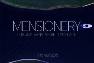 Mensionery Thin: The Minimalist Font for Clear Campaigns
