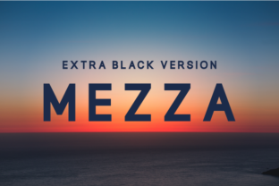 Mezza Extra Black: The Bold Sans Serif Font for Makers