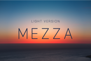 Mezza Light: The Minimalist Font for Clear Campaigns