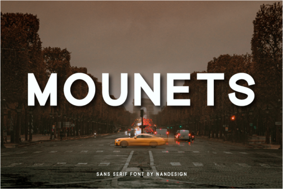 Mounets: A Clean Sans Serif Font for Modern Web Design