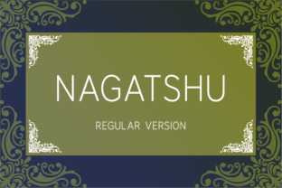 Nagatshu Regular: The Perfect Sans Serif Font for Makers