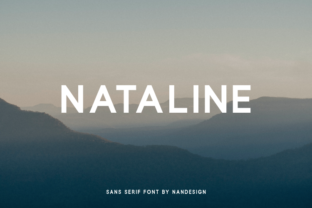 Nataline: A Clean Sans Serif Typeface for Modern Editorial Design