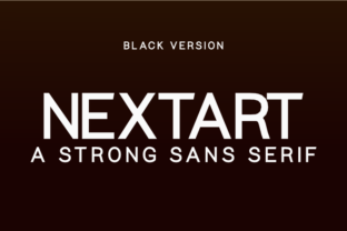 Nextart Black: A Bold Sans Serif Font for Campaign Impact