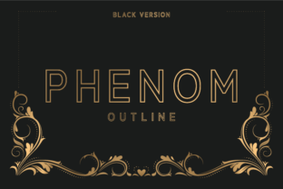 Phenom Outline Black: A Bold Sans Serif for Modern Brands