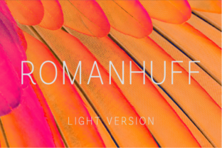 Romanhuff Light: A Minimalist Sans Serif for Modern Web Design