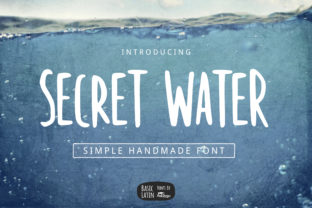 Secret Water: A Playful Sans Serif Font for Web Design