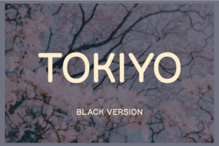 Tokiyo Black: A Bold Sans Serif for Modern Brand Identity