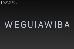 Weguiawiba: A Bold Sans Serif Typeface for Web