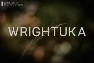 Wrightuka: A Bold Sans Serif Font for Modern Editorial Design